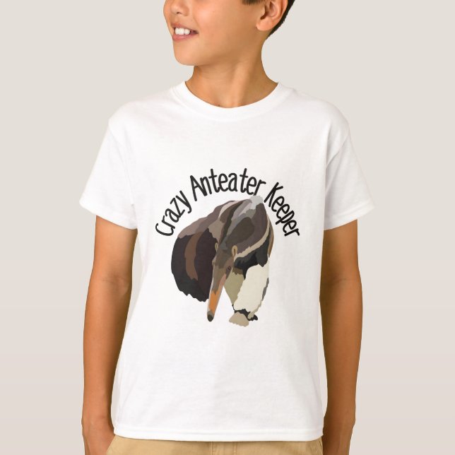 Crazy Anteater Keeper T Shirt (Framsida)