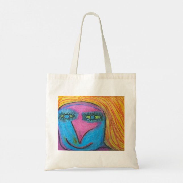 Crazy Art 1 Totebag Tygkasse (Baksida)