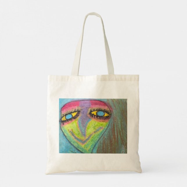 Crazy Art 2-handväska Tygkasse (Baksida)