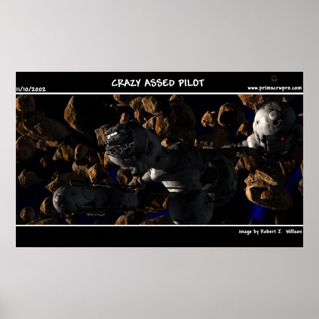 Crazy Assed Pilot Poster (Framsidan)