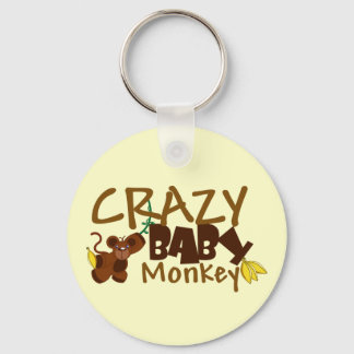 Crazy Baby Monkey Nyckelring