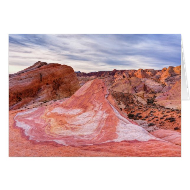 Crazy Backe Sunrise Hälsningskort (Framsidan Horizontal)