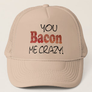 Crazy Bacon Hat Truckerkeps