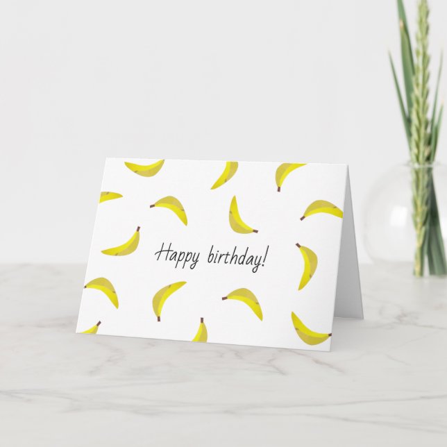 Crazy Banana Card Kort (Framsida)