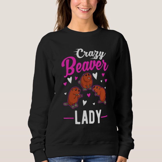 Crazy Beaver Dam T Shirt (Framsida)