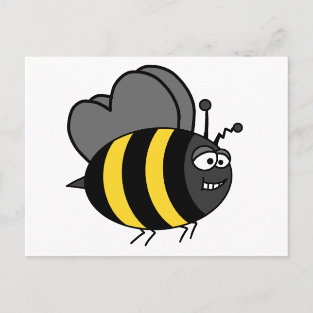 Crazy Bee Vykort (Framsida)