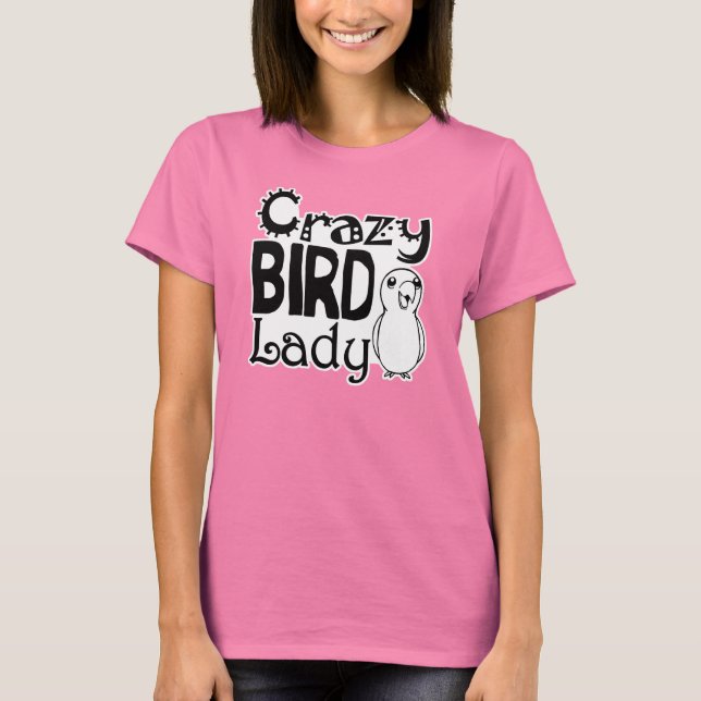 Crazy bird dam tee (Framsida)