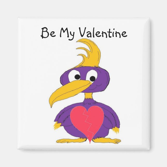 Crazy Bird Magnet (Framsidan)