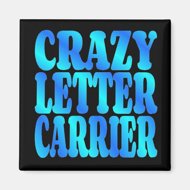 Crazy Brev Carrier Magnet (Framsidan)