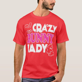Crazy Bunny Dam I Kärlek Rabbit 1 T Shirt