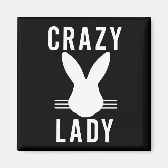 CRAZY BUNNY DAM MAGNET (Framsidan)