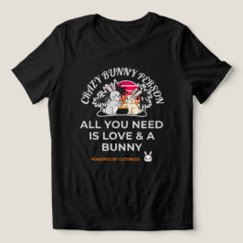 Crazy Bunny Person T Shirt