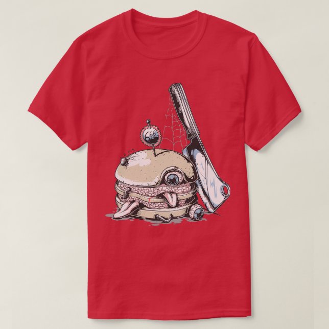 Crazy Burger T Shirt (Design framsida)