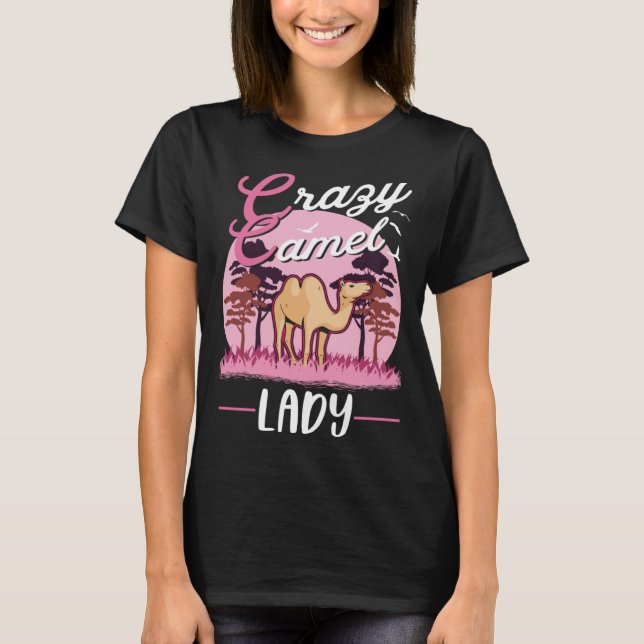 Crazy Camel dam Camel Girl T Shirt (Framsida)