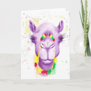 Crazy Camel Hälsning Card Kort