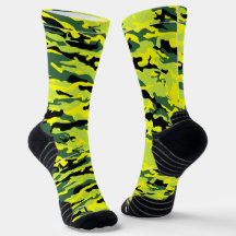 Crazy Camouflage Grönt Socks