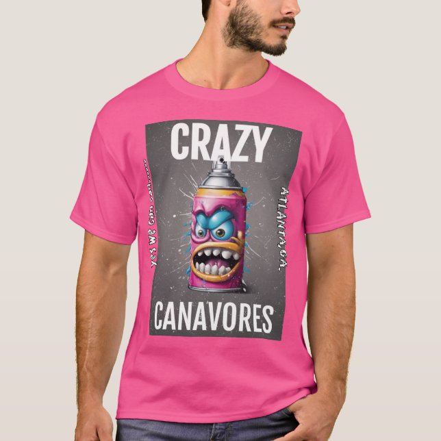 CRAZY CANAVORES T SHIRT (Framsida)