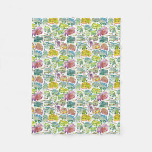 Crazy Cars Children's Blanket Fleecefilt