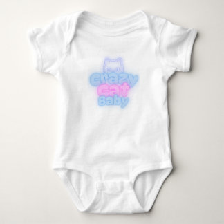 Crazy cat baby-bodykosti, Baby Bodydräkt T Shirt