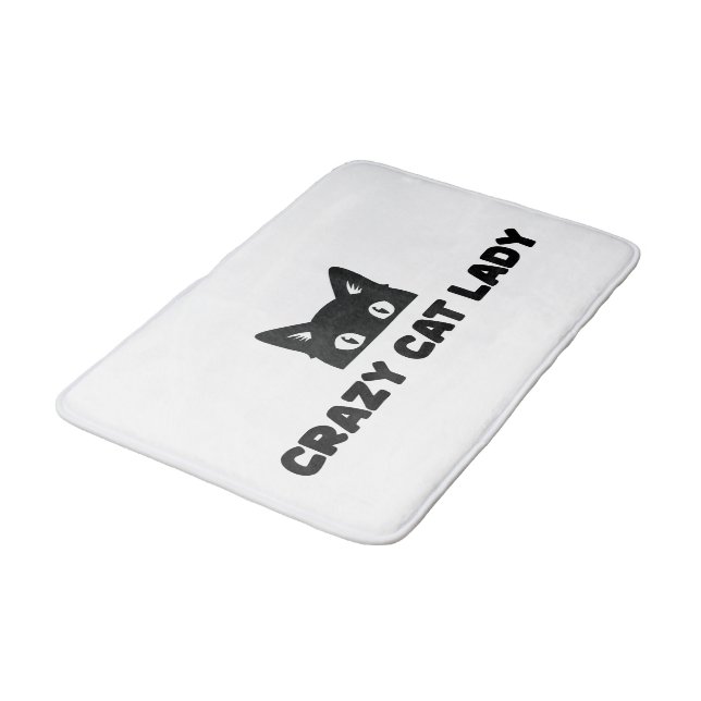 Crazy Cat Dam Bath Mat Badrumsmatta (Vinklad)