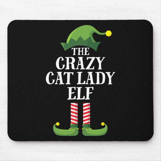 Crazy Cat Dam Elf Matching Family Group jul Musmatta (Framsidan)