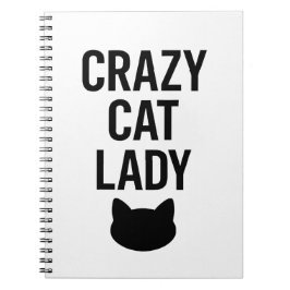 Crazy Cat Dam - Funny Cat Lover Gift Anteckningsbok