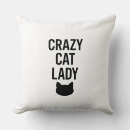 Crazy Cat Dam - Funny Cat Lover Gift Kudde