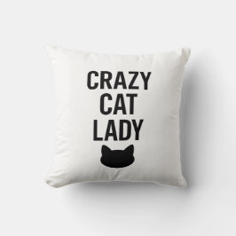Crazy Cat Dam - Funny Cat Lover Gift Kudde