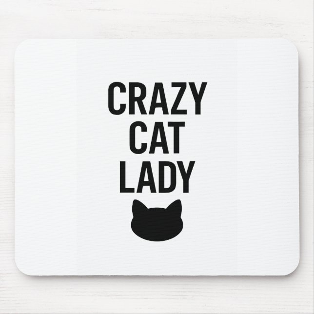 Crazy Cat Dam - Funny Cat Lover Gift Musmatta (Framsidan)