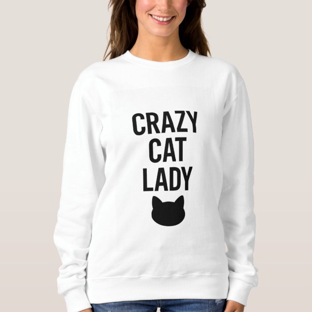 Crazy Cat Dam - Funny Cat Lover Gift T Shirt (Framsida)