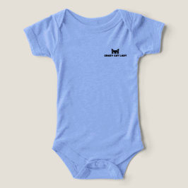 Crazy Cat Dam Infant Tri blend One Biet T Shirt