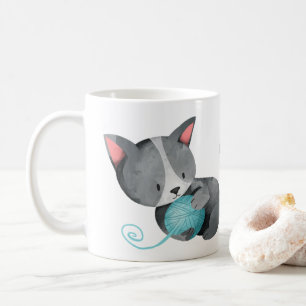 Crazy Cat Dam Kaffemugg