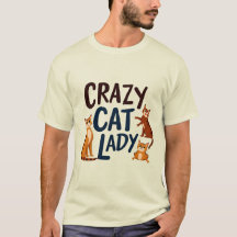 Crazy Cat Dam Klubb - Cute Trio Kattunge Design