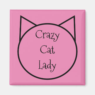 Crazy Cat Dam Magnet