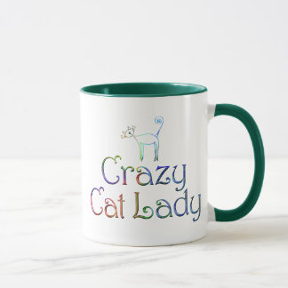 Crazy Cat Dam Mugg