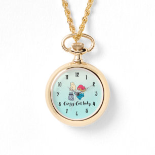 Crazy Cat Dam och 4 Cute Cats Armbandsur