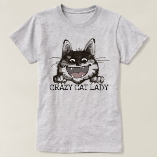 Crazy Cat Dam personalize T Shirt