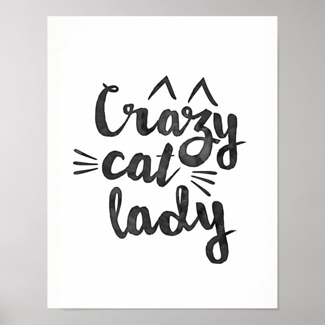 Crazy Cat Dam poster utskrift (Framsidan)