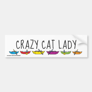 Crazy Cat Dam Rafters Bildekal