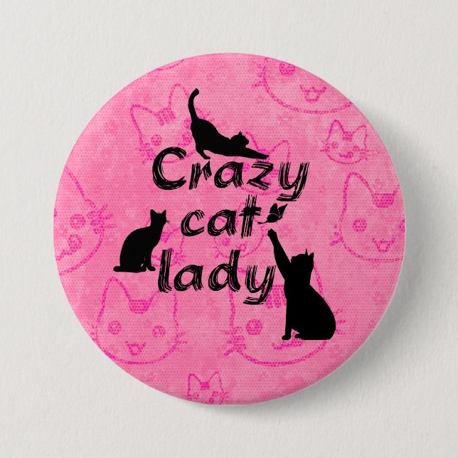 Crazy Cat Dam Roligt-lekplatser Knapp (Framsida)