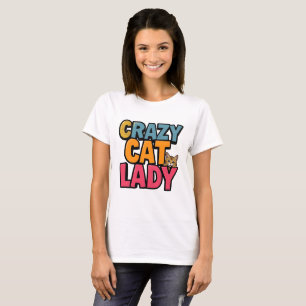 Crazy Cat Dam T-Shirt