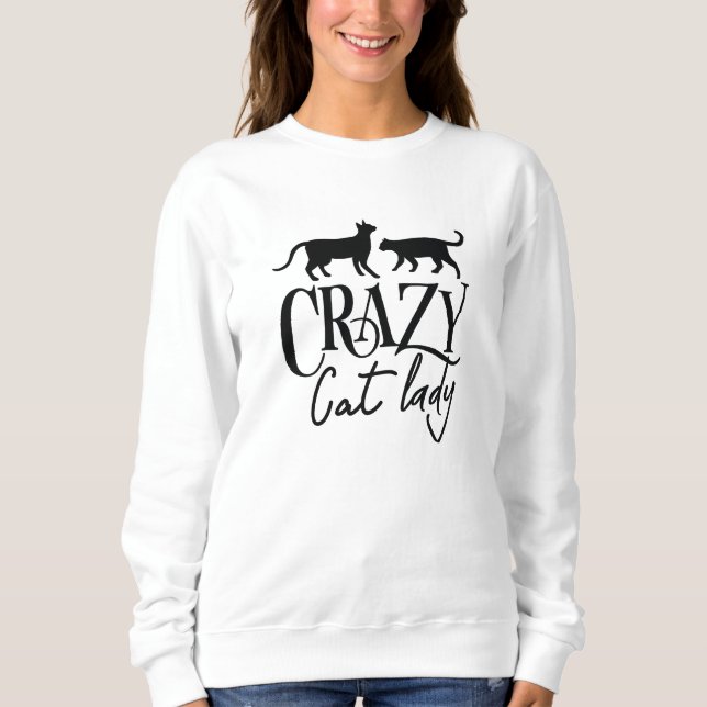 Crazy Cat Dam T Shirt (Framsida)