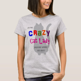 Crazy Cat Dam T-shirt