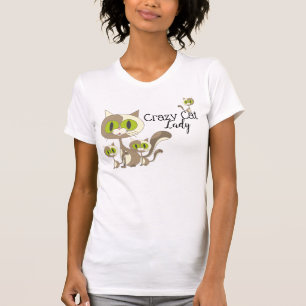 Crazy Cat Dam T Shirt