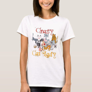 Crazy Cat Dam T-shirt
