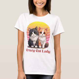 Crazy Cat Dam T Shirt