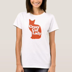 Crazy cat dam t shirt