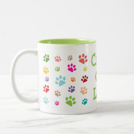 Crazy Cat Dam Tassavtryck Design Coffee Mugg