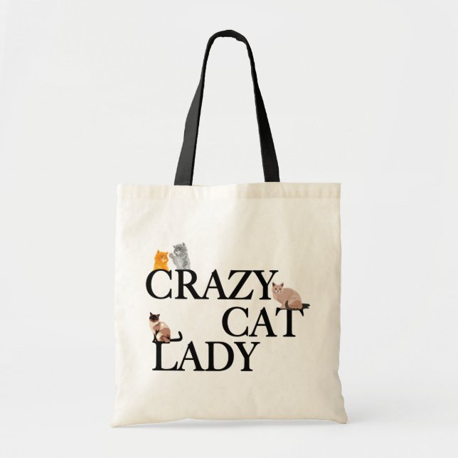 Crazy Cat Dam Tygkasse (Framsidan)