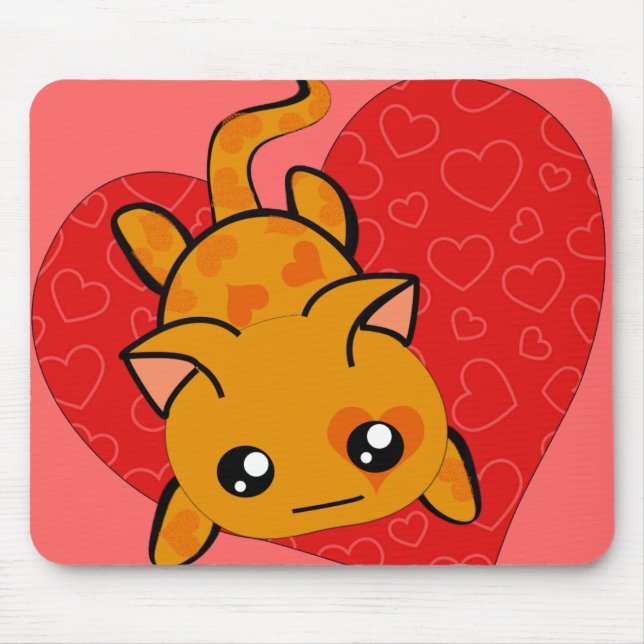 Crazy Cat Dam Ultra Cute Kawaii Anime Kattunge Musmatta (Framsidan)